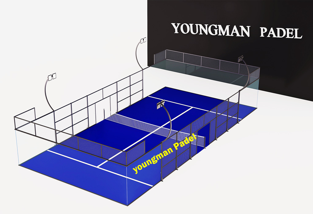 Panoramic View Padel Tennis Court