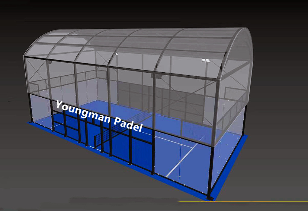 integral padel court roof